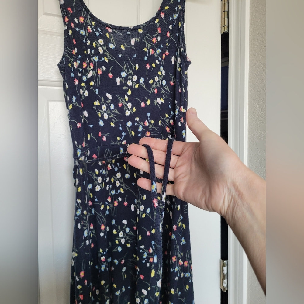 Blue Dress with Ties! Size S - Picture 4 of 6